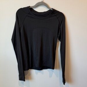 lululemon Black Swiftly Tech Long Sleeve Crewneck Tee Shirt